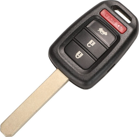 Autoschlüssel Schutzhülle Kompatibilität Honda Accord Civic CR-V Pilot Fit 4 Tasten