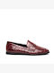 Women's Loafers in Burgundy Color