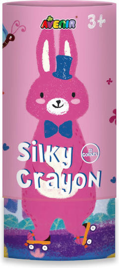 Avenir Silky Crayons Set Pink 12pcs