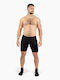 Velites Herren Sportleggings Kurz Schwarz