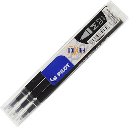 Pilot Frixion Ball 0.7 3 Replacement Inks for Fountain Pen Black