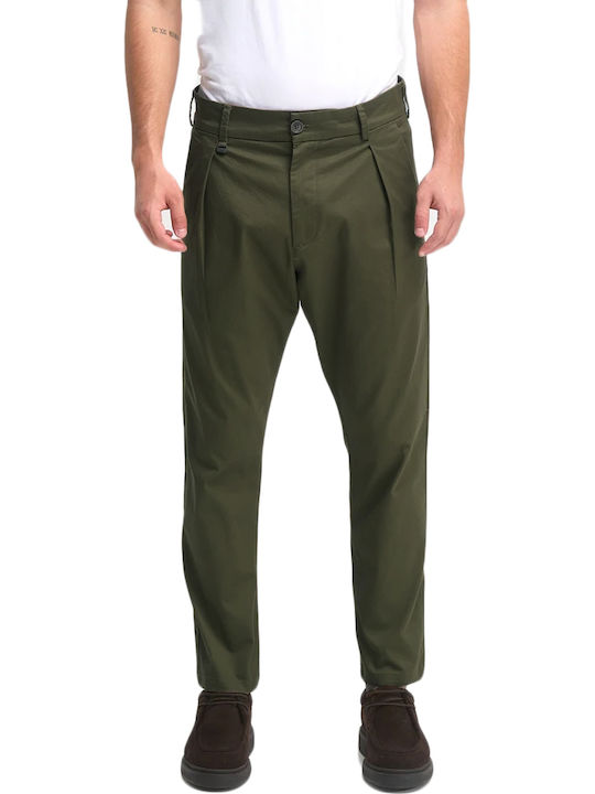 Perth Herrenhose Chinos Elastisch in Gerade Stil Khaki