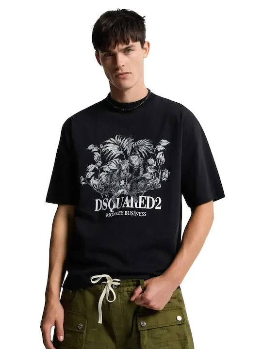 Dsquared2 Monkey Business T-shirt Black