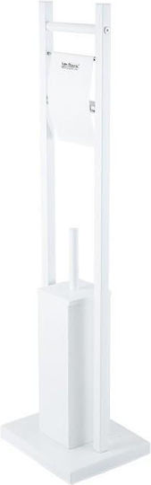 Inter Ceramic Metallic Toilet Brush White