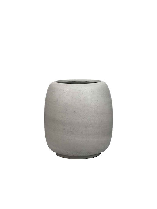InTheBox Mgo Γλάστρα Γκρι 32.5x32.5x37εκ.