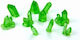 Green Stuff World Cristale Mici De Rășină Verzi 80 Bucăți