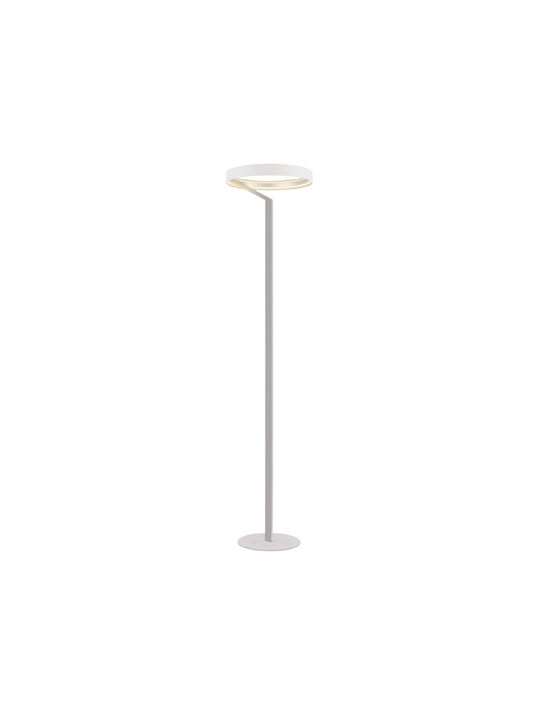 Aca LED Φωτιστικό Δαπέδου Υ170xΜ38.5εκ. με Θερμό Λευκό Φως 2150lm Λευκό