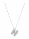 Rebekka Necklace Monogram from Gold Plated Steel