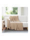 vidaXL Armchair Throw Fleece 200x150cm Giraffe