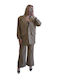 Women's Beige, Leopard Suit