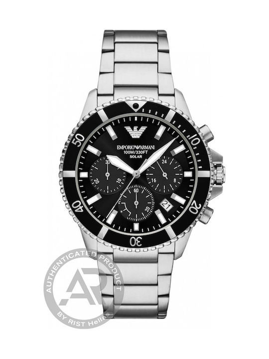 Emporio Armani Explorer Ανδρικό Ρολόι Solar με ...