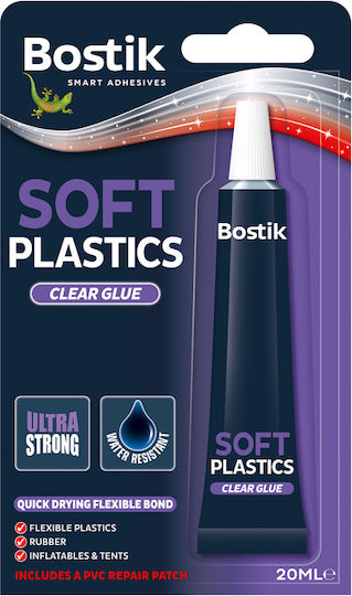 Bostik Flüssigkleber Soft Plastics 20ml Transparent
