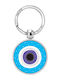 Schlüsselanhänger Thinkofme 3.6cm Charme Auge Hellblau Lila