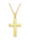 Xrisokosmima Men's Gold Cross 9K with Chain