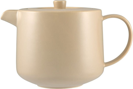 Maxwell & Williams Τσαγιέρα με Φίλτρο Πορσελάνης Μπεζ 1000ml