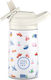 Cool Bottles Kids Water Bottle Thermos Silicone Kiddies Little Wheels 350ml