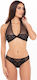 Rene Rofe Sexy Dessous-Sets Midnight Halter Schwarz
