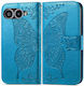 XGSM Klapphülle T Phone 3 5g Butterfly Blau