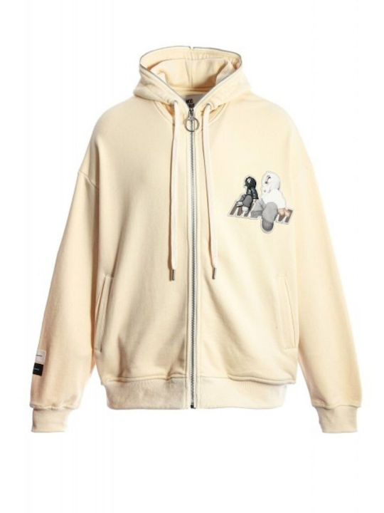 Mod Wave Movement Beige mit Kapuze
