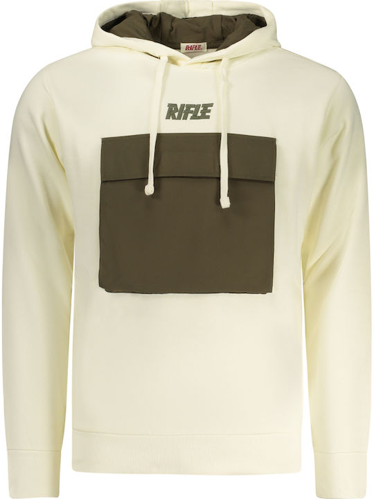 Sweatshirt with Hood White