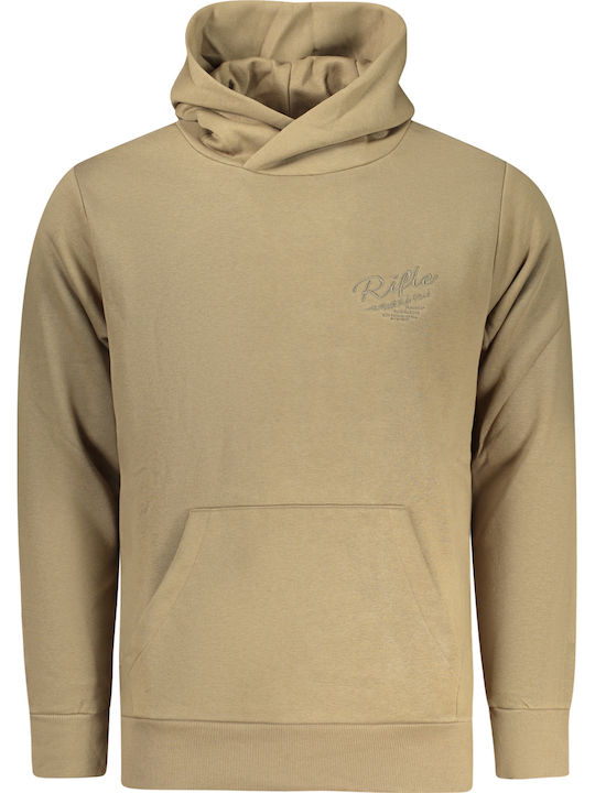 Sweatshirt with Hood Brown
