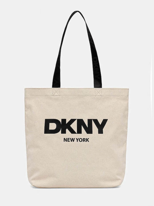 Dkny R53agn37 Izzy Tote Handbag Beige 700948926232