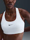 Dri-Fit Swoosh Women's Sports Bra without Padding White / Black
