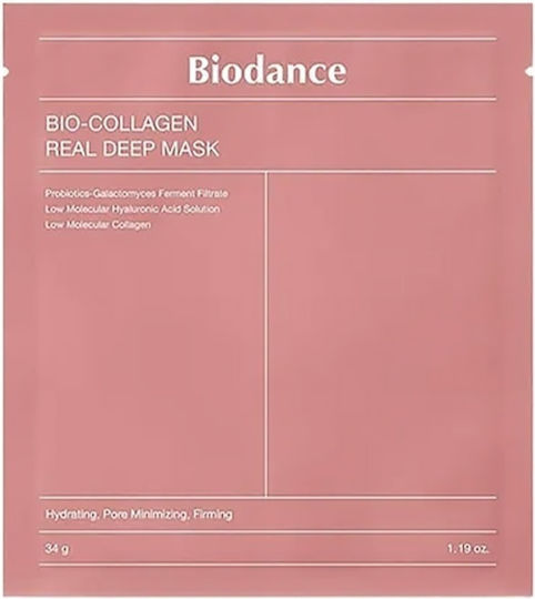 Biodance Bio Collagen Real Deep Gesichtsmaske für das Gesicht für Festigung / Revitalisierung / Feuchtigkeitsspendend / Anti-Aging 1Stück