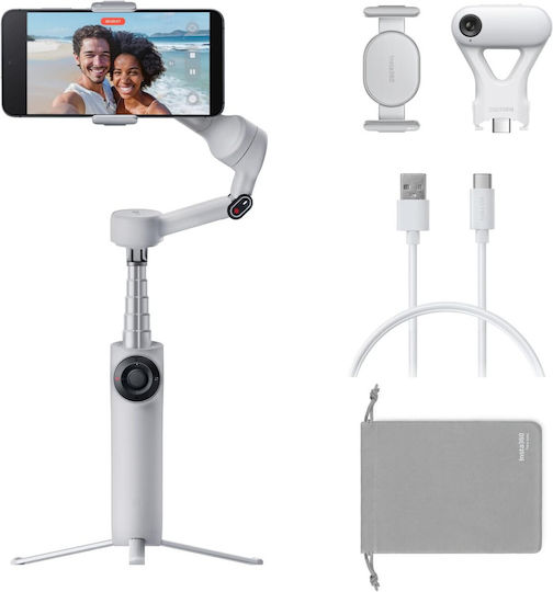 Insta360 Flow 2 Plus Ai Tracker Image Stabilizer Phone Stabilization System Ai Tracking Built-in Tripod Selfie Stick Iphone Android