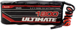 Ultimate 6.0v 1800mah Nimh Flat Receiver Battery Pack Jr