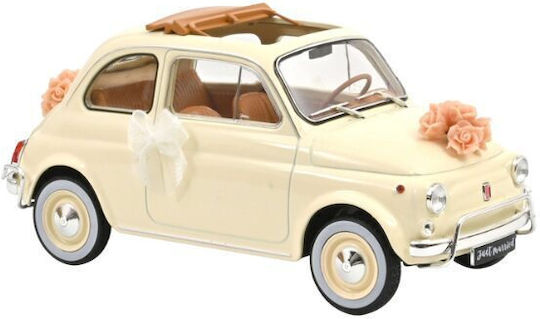 Macheta Auto Fiat 500 L 1968 Ivory Wedding Gift 1:18 Norev