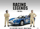 Set 2 Figurine Racing Legends 60's 1:43 American Diorama