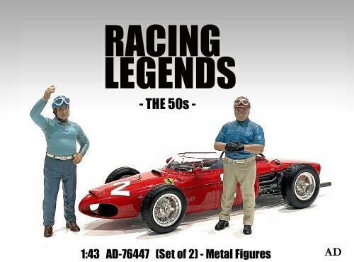 Set 2 Figuren Racing Legends 50er Jahre 1:43 American Diorama