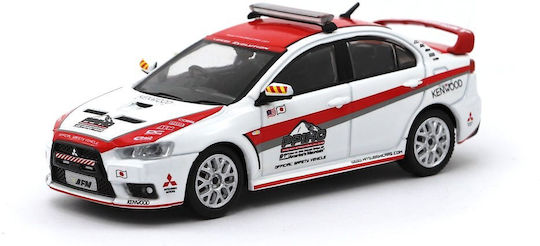 Macheta Mașină Mitsubishi Lancer Evo X Safety Car Scara 1:64 Tarmac
