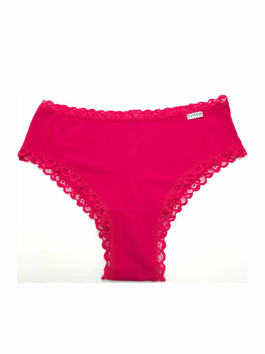 Women's Slip with Lace Fuchsia