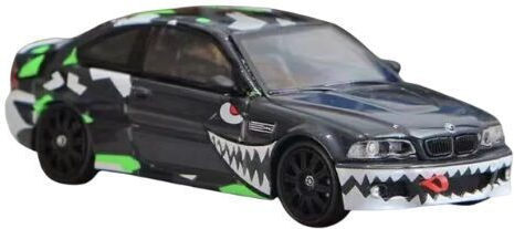 Модел Автомобил BMW E46 Flying Tiger Черен 1:64 Улично Оръжие