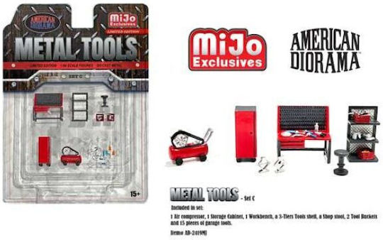 Accessorii Set Accessorii Metal Tools C 1:64 American Diorama