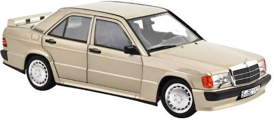 Macheta Mașină Mercedes-Benz 190e 2.3 16v Auriu Metalizat 1984 Scara 1:18 Norev