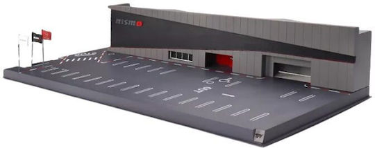 Machetă Auto Dioramă Nissan Motorsport și Customizing Nismo Operation Center 2024 Scara 1:64 Mini GT MGTAC34