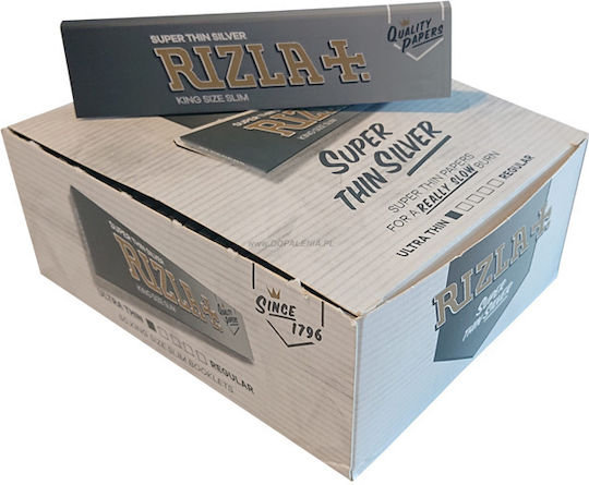 Rizla Silber Zigarettenpapiere Schlank King Size 50Stück
