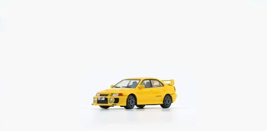 Моделна Фигура Автомобил Mitsubishi Lancer Evo V Жълт 1:64