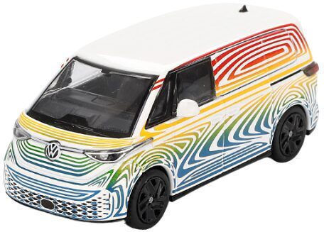 Mini GT Macheta Auto Volkswagen Id.buzz Prototype Regenbogen 2022 Maßstab 1:64