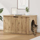vidaxl Katzenbett aus Holz Handarbeit 85 x 55 x 53,5 cm