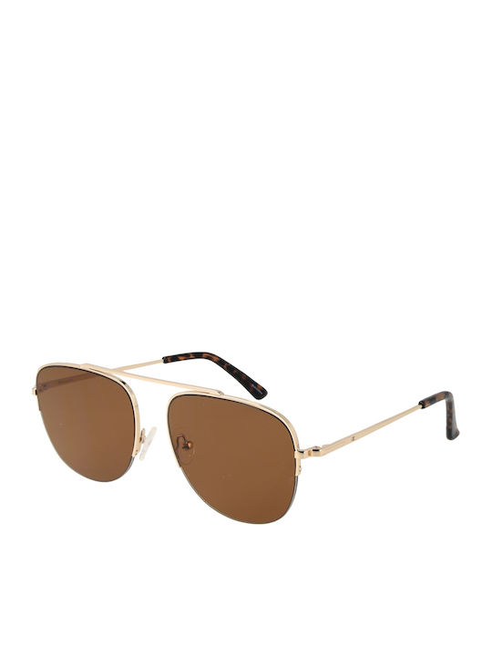 Champion Men's Sunglasses with Black Metal Frame and Black Lens CU5151-58C01