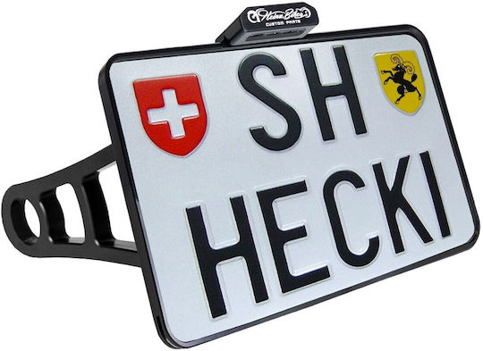 Heinz Bikes Motorrad-Kennzeichenhalter und -rahmen Led Rücklicht Slip-inn Hbskz-fl-ch Transparentes Kristall 1 Stück