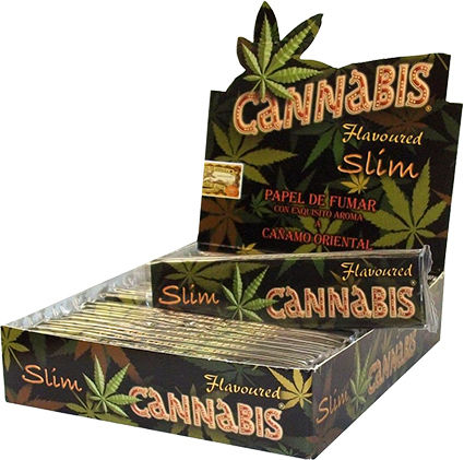 Cannabis Spirits Χαρτάκια Στριφτού Τσιγάρου Slim King Size 25τμχ