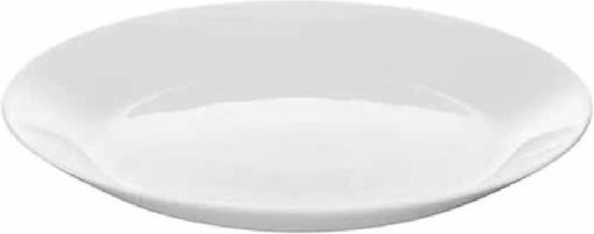Homestyle OPAL Servierplatte Untiefe Weiß mit Durchmesser 24cm