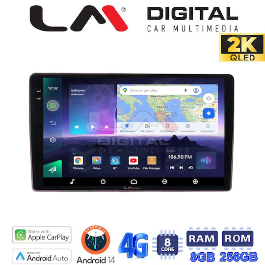 LM Digital Ηχοσύστημα Αυτοκινήτου για Alfa Romeo Brera 2000 (Bluetooth/USB/WiFi/GPS/Apple-Carplay/Android-Auto) με Οθόνη Αφής 9.5"