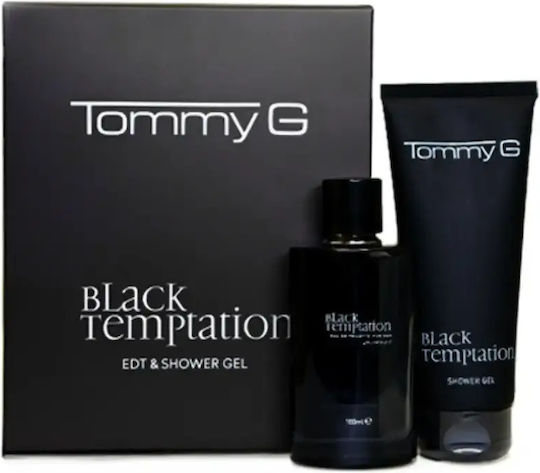 TommyG Black Temptation Ανδρικό Σετ με Eau de Toilette 2τμχ