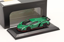 Machetă Mașină Lamborghini Veneno Roadster Ediția Verde Scara 1:64